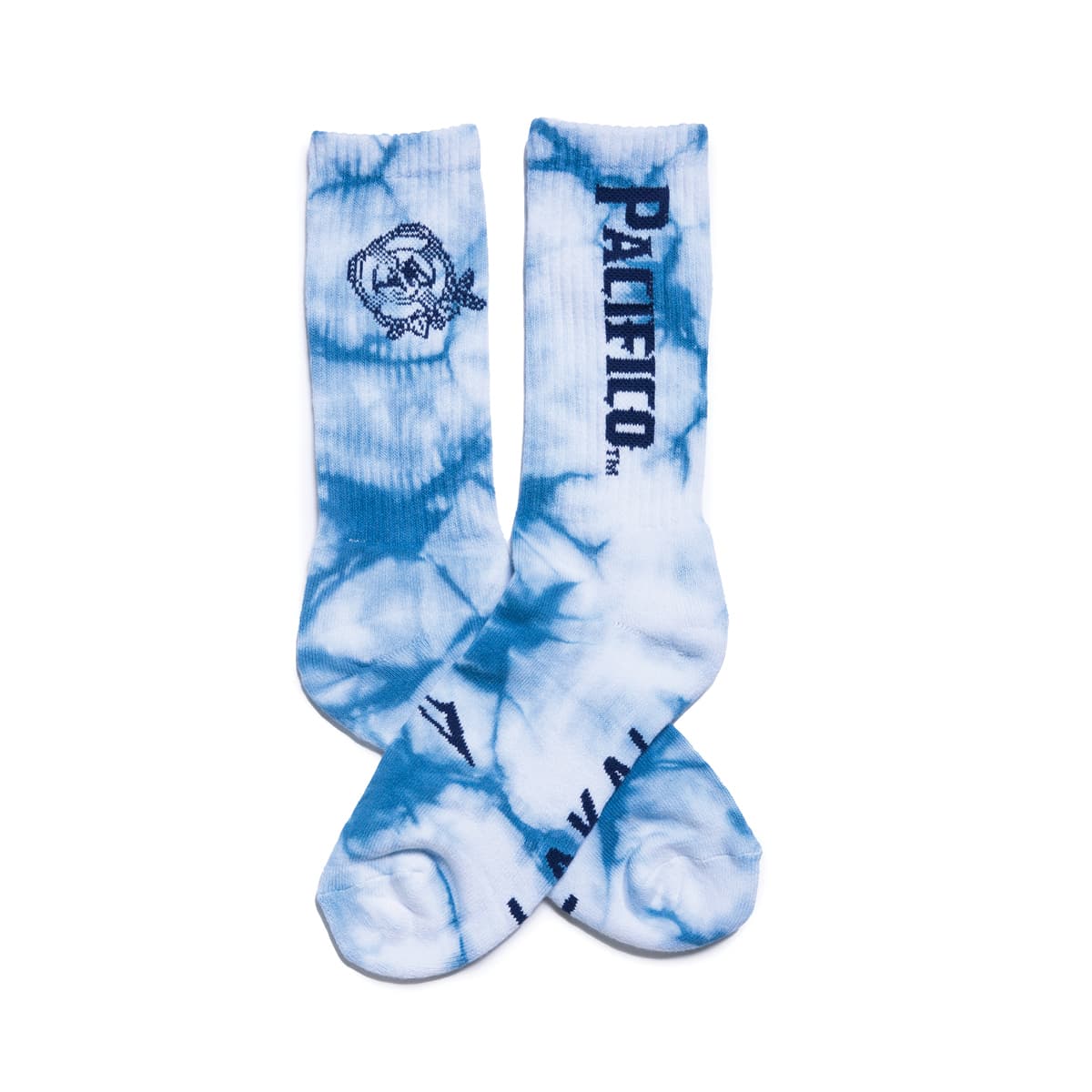 Lakai Pacifico Crew Sock - Navy Tie Dye - Bow Shock Marketplace