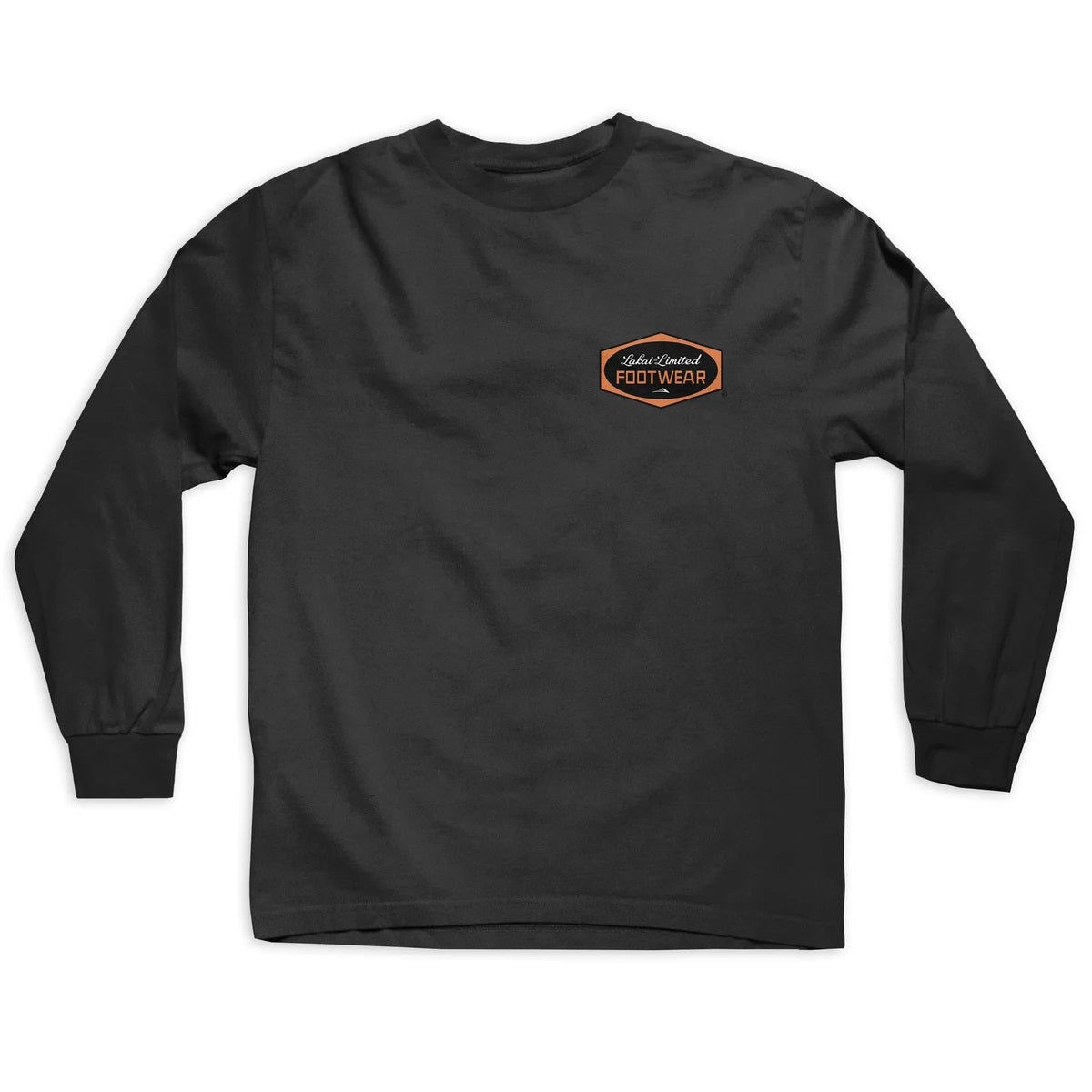 Lakai Paint Long Sleeve Tee - Black - Bow Shock Marketplace