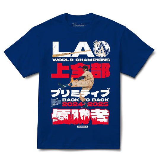 Primitive Last Pitch Heavyweight Royal S/s Shirt