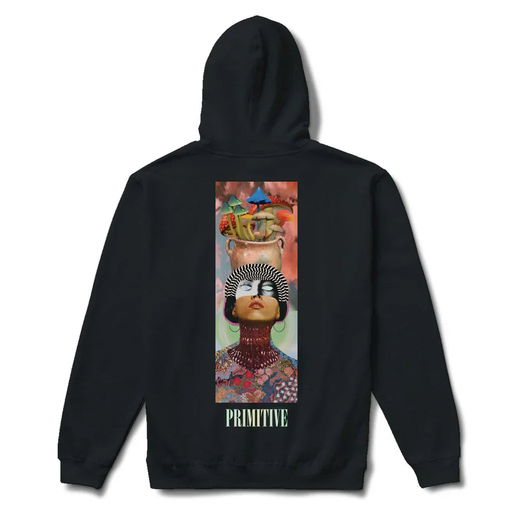 Primitive Aura Black Hooded Sweatshirt
