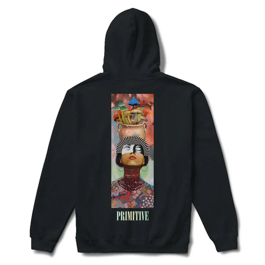 Primitive Aura Black Hooded Sweatshirt