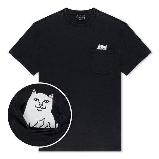 Lord Nermal Pocket tee (Black Mineral Wash)
