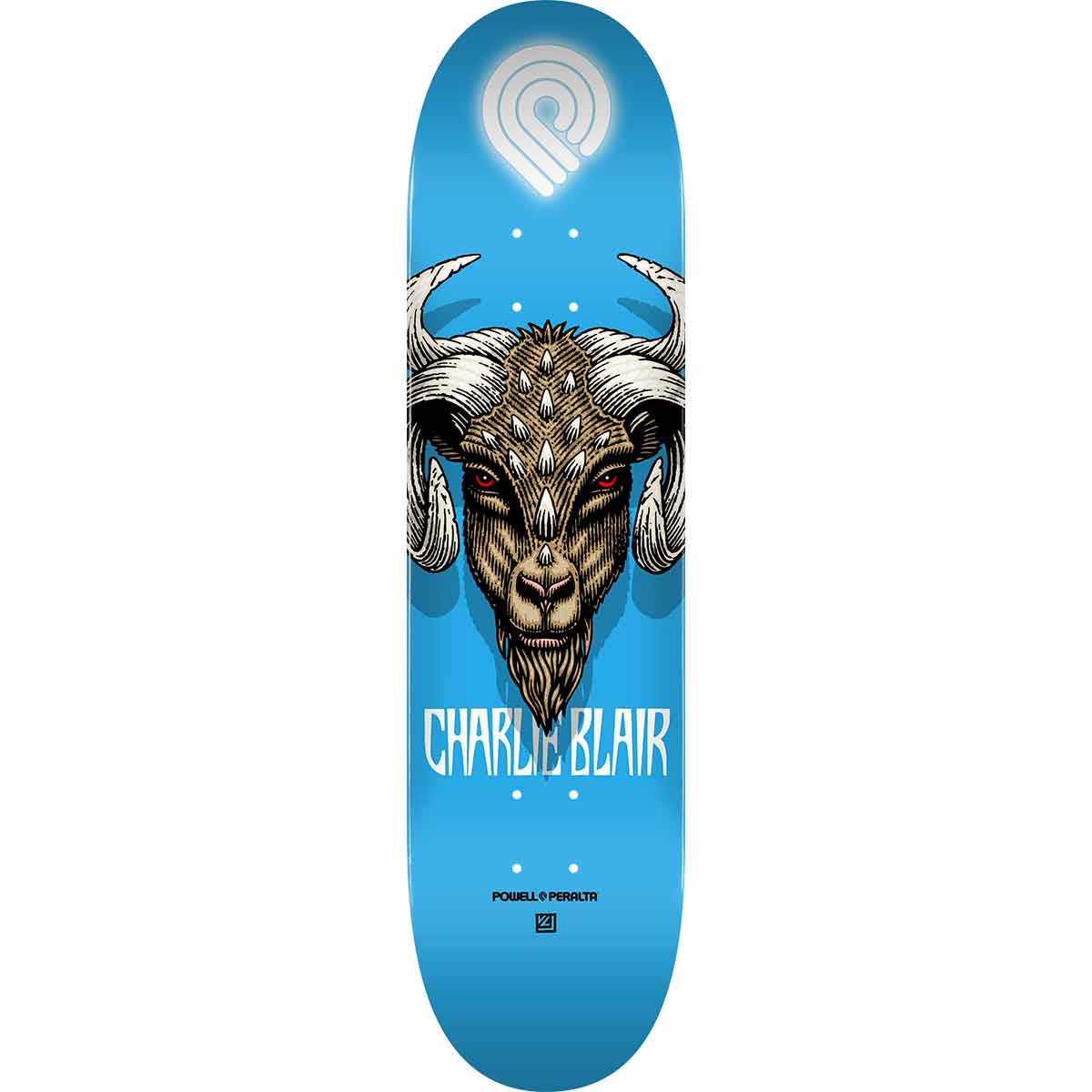 Powell Peralta Charlie Blair Goat 2 Skateboard Deck 242 - 8.0" - Bow Shock Marketplace