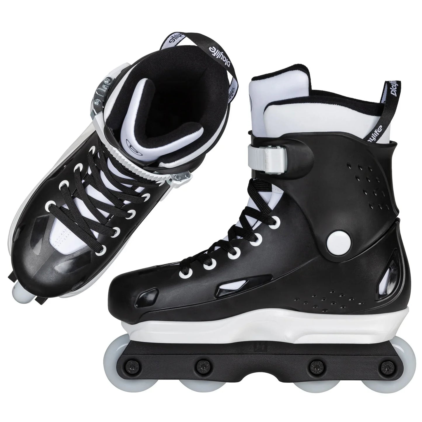 Playlife Reactor Skates Aggressive Inline Complete - White/Black