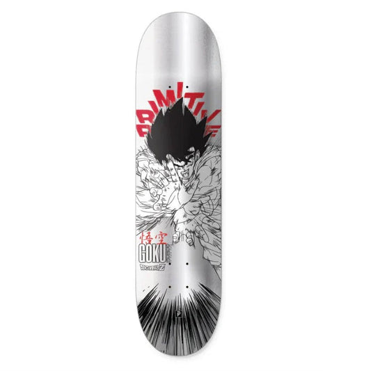 Primitive x Dragon Ball Z Goku Energy Deck - 8.5″ Silver - Bow Shock Marketplace