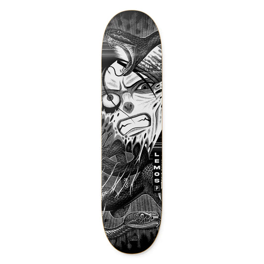 Primitive Lemos Snakes Skateboard Deck - 8.0″ Black - Bow Shock Marketplace