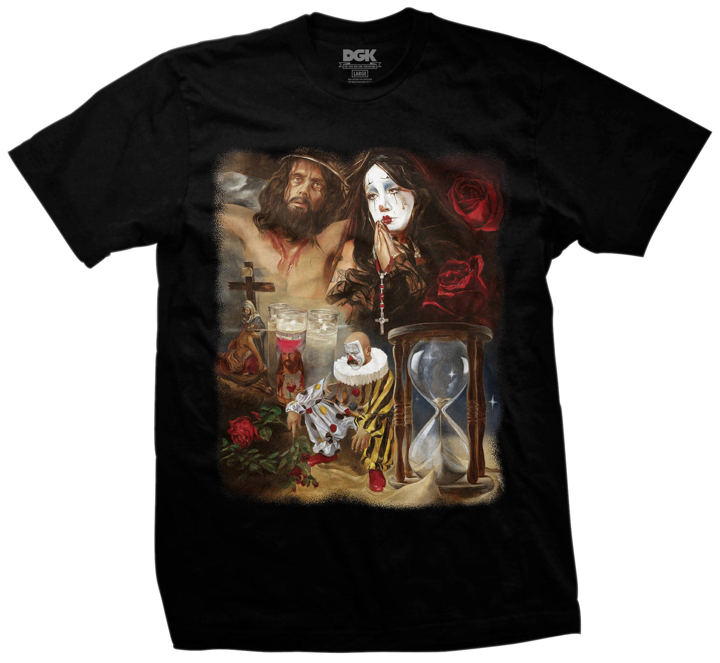 DGK No Llores T-Shirt - Black - Bow Shock Marketplace