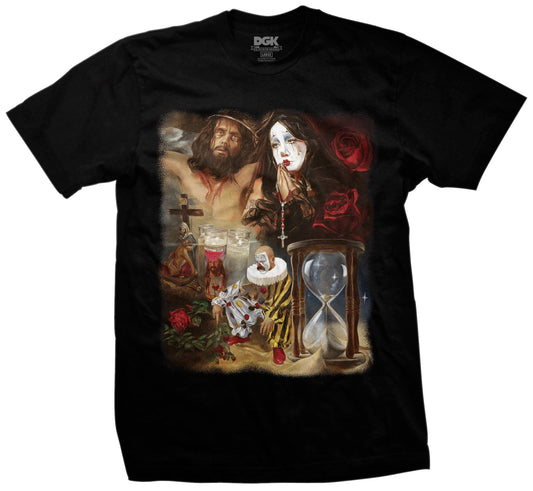 DGK No Llores T-Shirt - Black - Bow Shock Marketplace