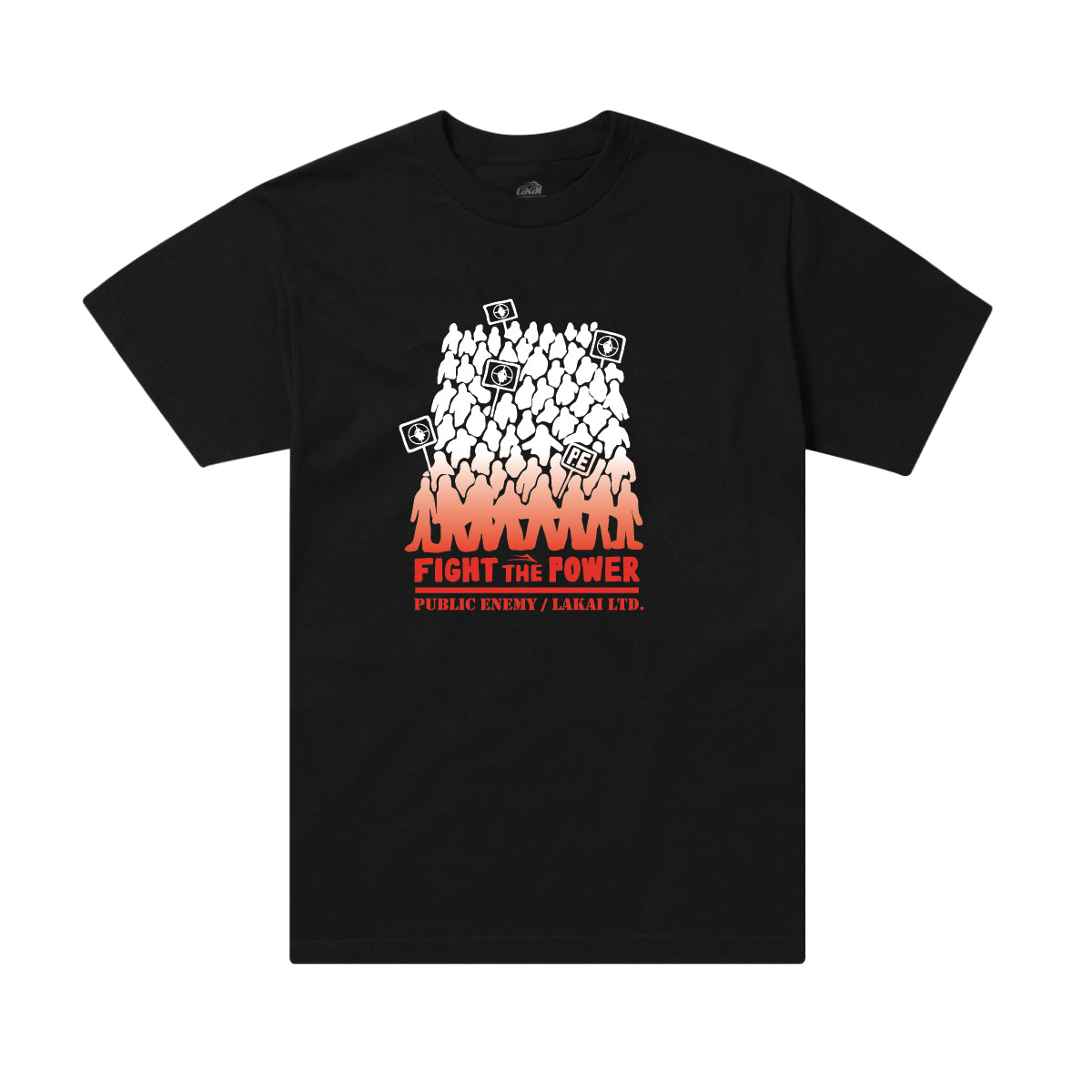 Lakai Public Enemy Fight The Power SS Tee - Black - Bow Shock Marketplace