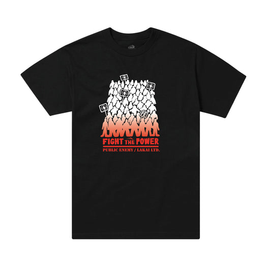 Lakai Public Enemy Fight The Power SS Tee - Black - Bow Shock Marketplace