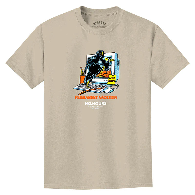 No Hours Work Hours Sand S/s Shirt
