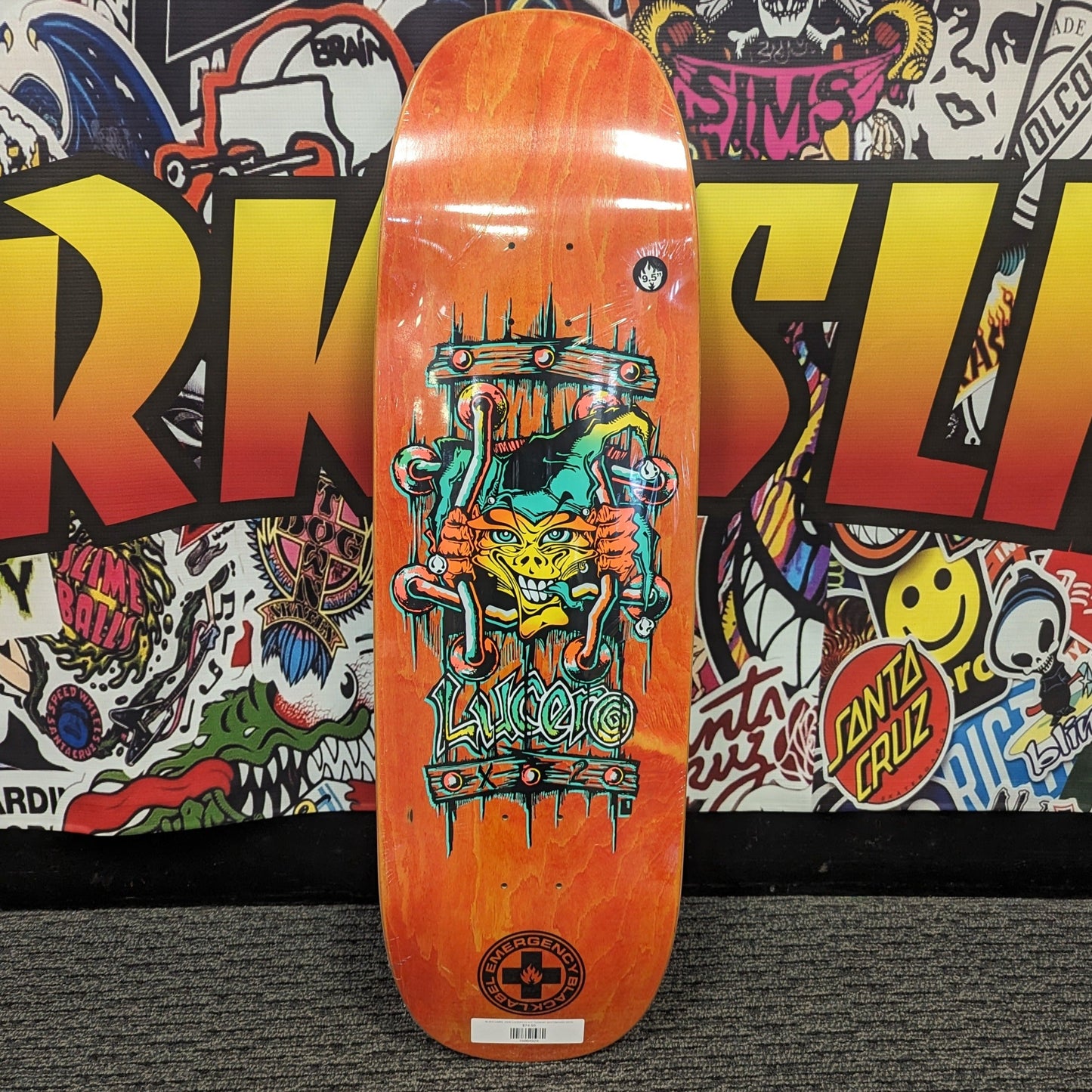 BLACK LABEL JOHN LUCERO "X2" 9.5" TUGBOAT SKATEBOARD DECK - Bow Shock Marketplace
