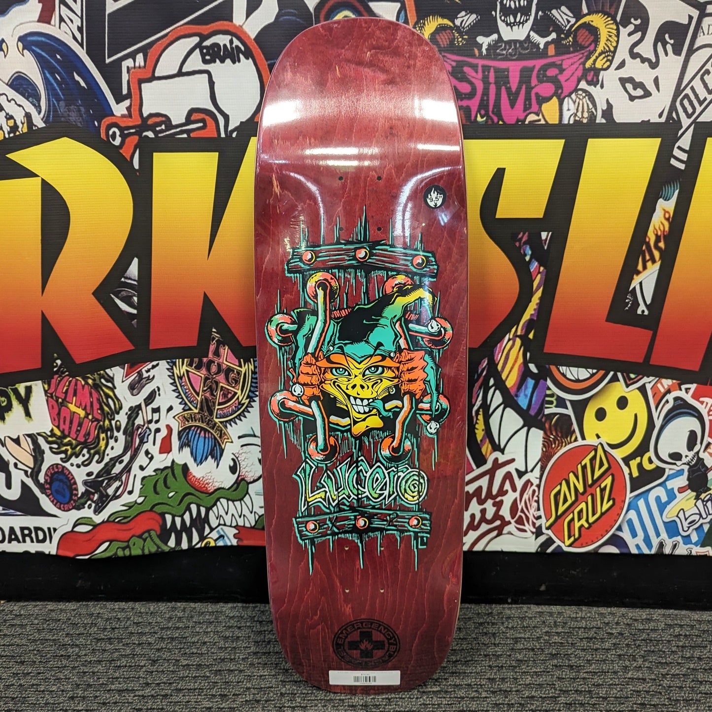 BLACK LABEL JOHN LUCERO "X2" 9.5" TUGBOAT SKATEBOARD DECK - Bow Shock Marketplace