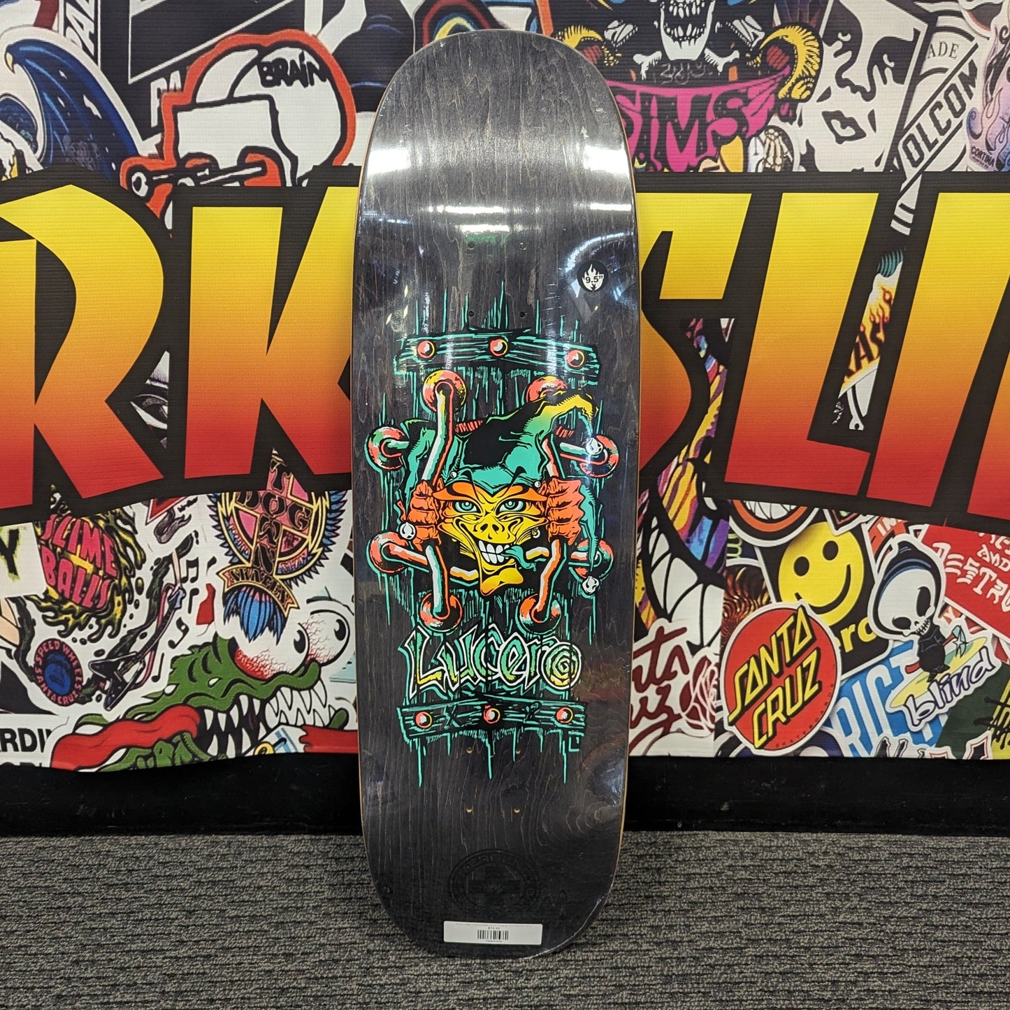 BLACK LABEL JOHN LUCERO "X2" 9.5" TUGBOAT SKATEBOARD DECK - Bow Shock Marketplace