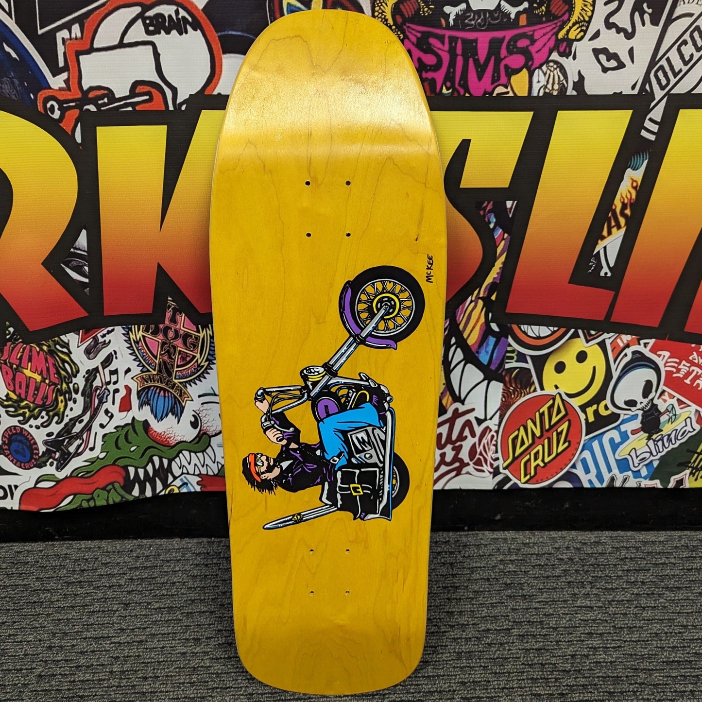 Prime Marc McKee Sticker-O-Rama "Easy Rider" Skateboard Deck - Bow Shock Marketplace