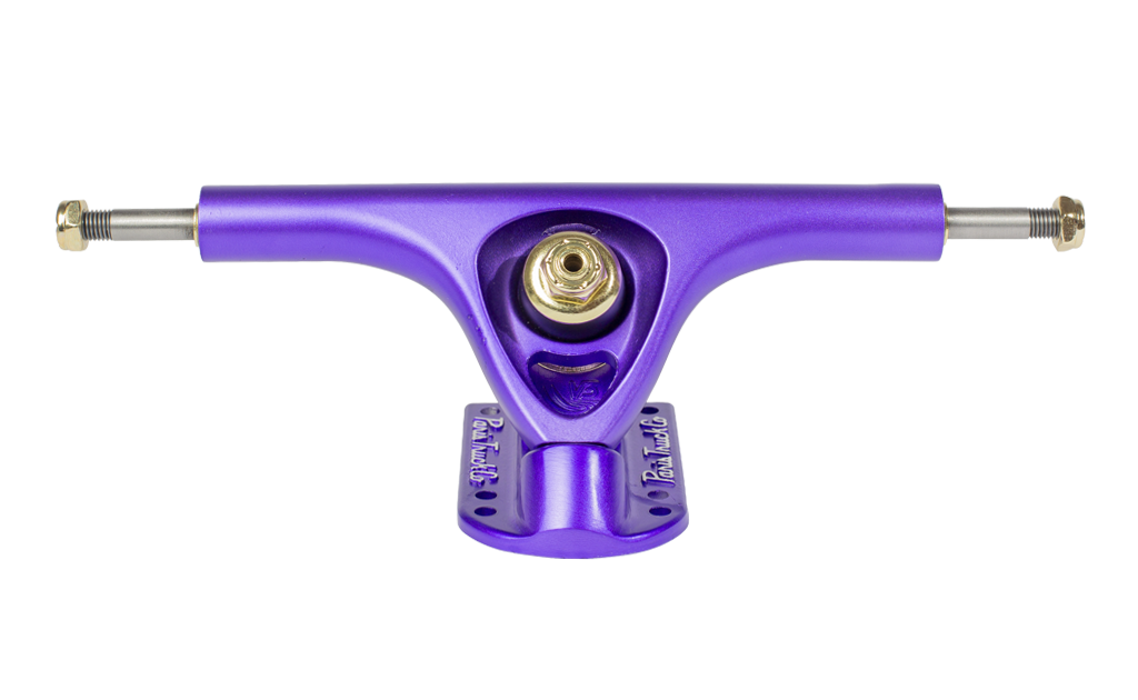 V3 Hollow Lite 165mm 50º Longboard Trucks Purple Satin