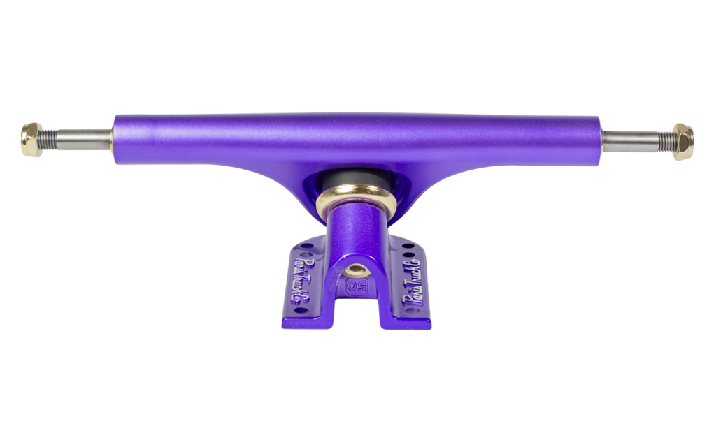 V3 Hollow Lite 165mm 50º Longboard Trucks Purple Satin