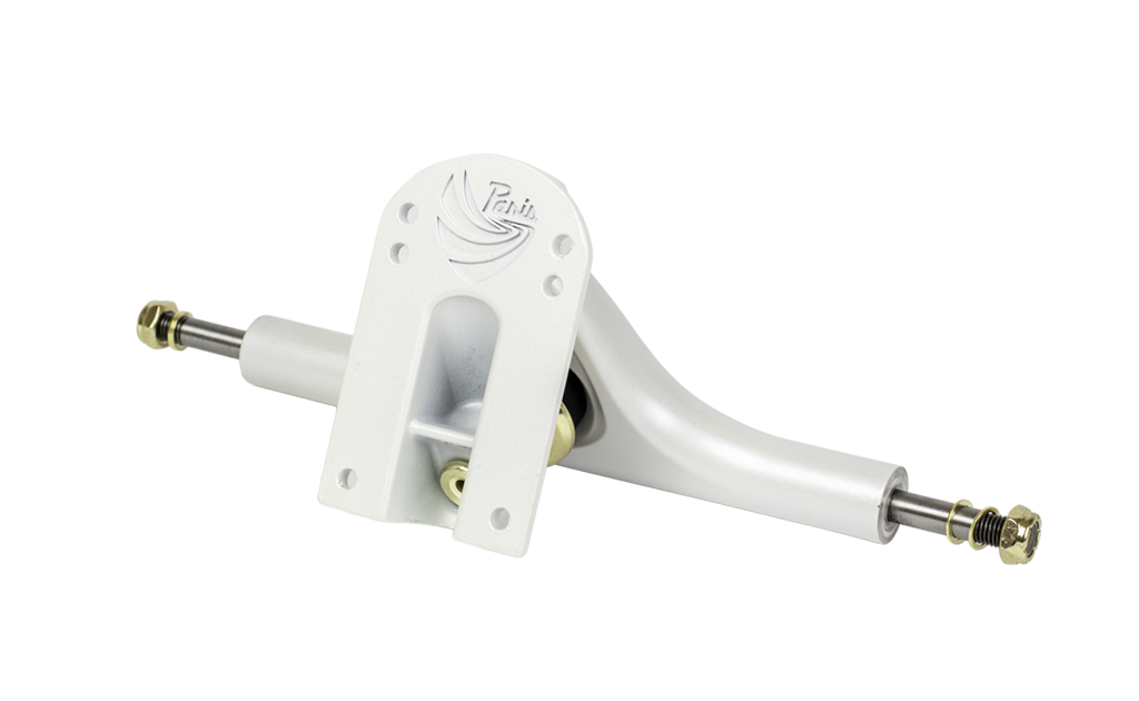 V3 Hollow Lite 180mm 50º Longboard Trucks White Pearl