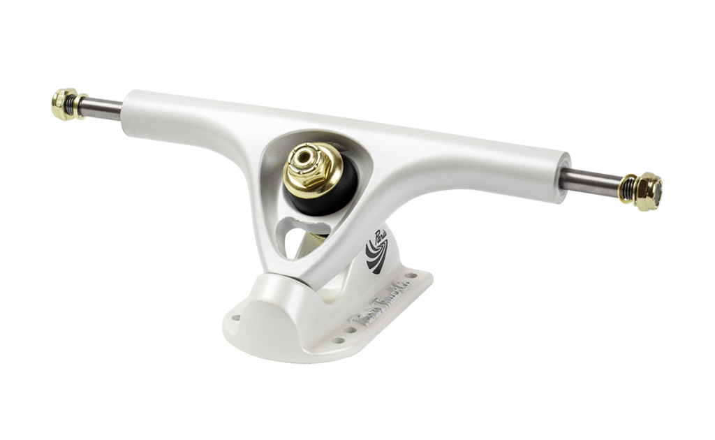 V3 Hollow Lite 180mm 50º Longboard Trucks White Pearl