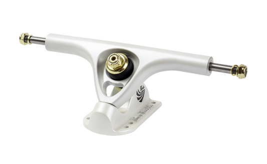 V3 Hollow Lite 180mm 50º Longboard Trucks White Pearl