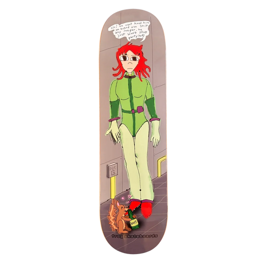 Frog Party Squirrel Pat G 8.5" Skateboard Deck