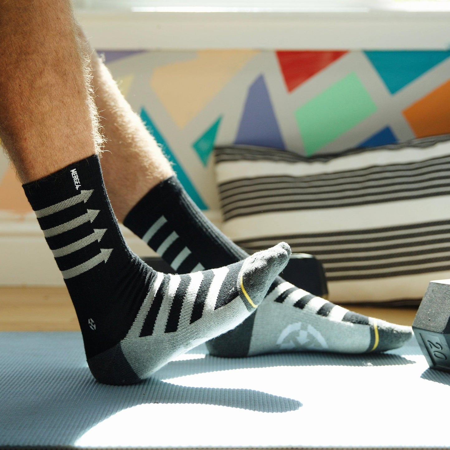 Performance Black Crew Socks 3-Pack