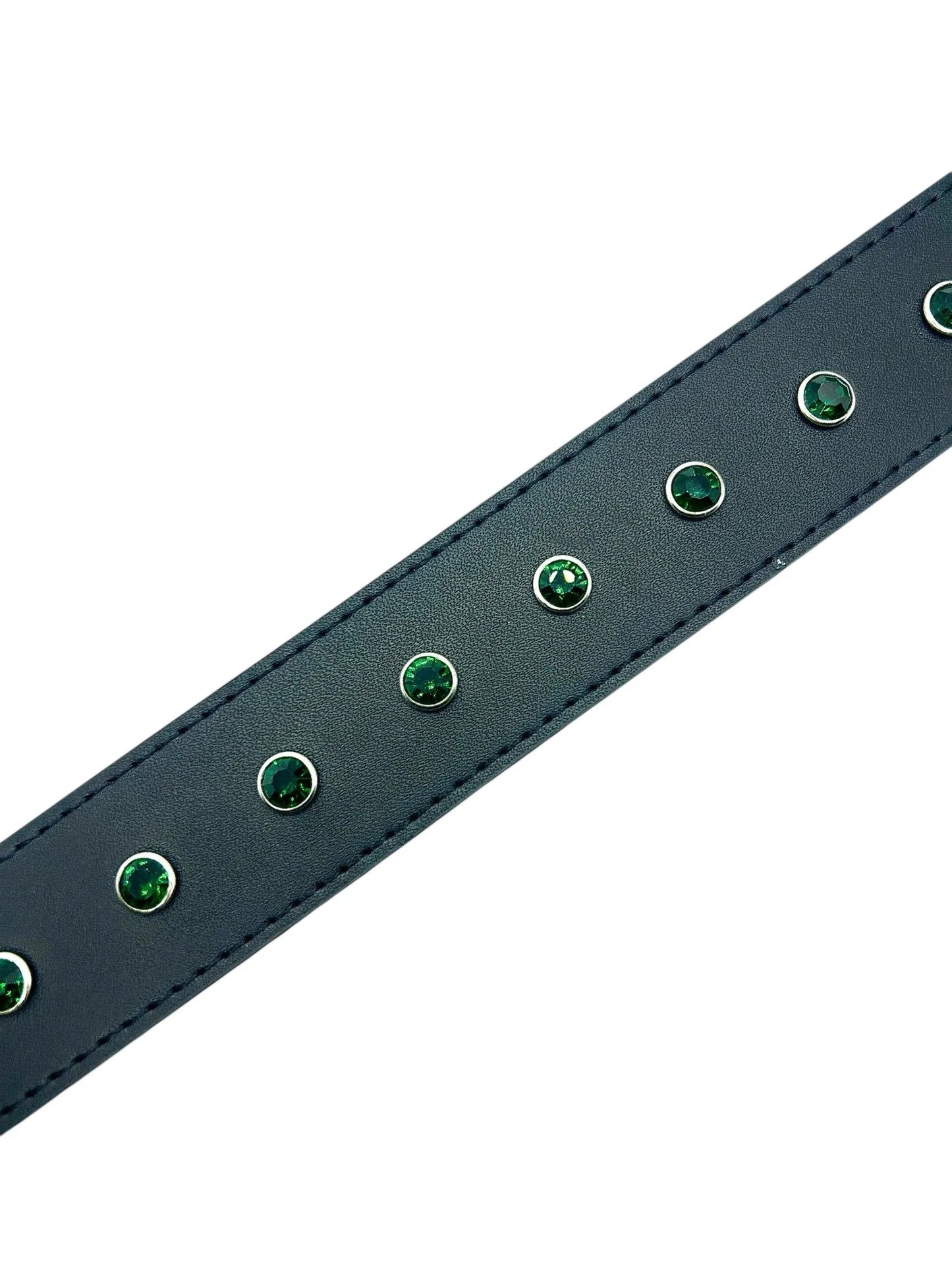 Loosey Rhinestone Black Belt