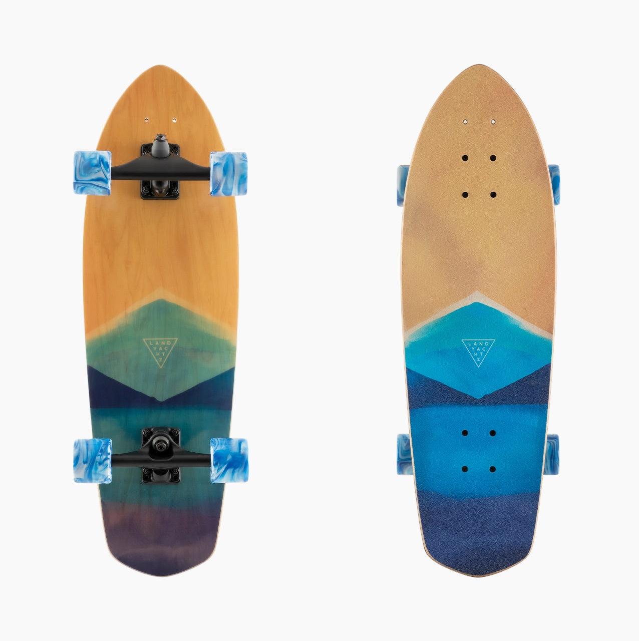 Landyachtz Pocket Knife Watercolor Complete Cruiser - Bow Shock Marketplace