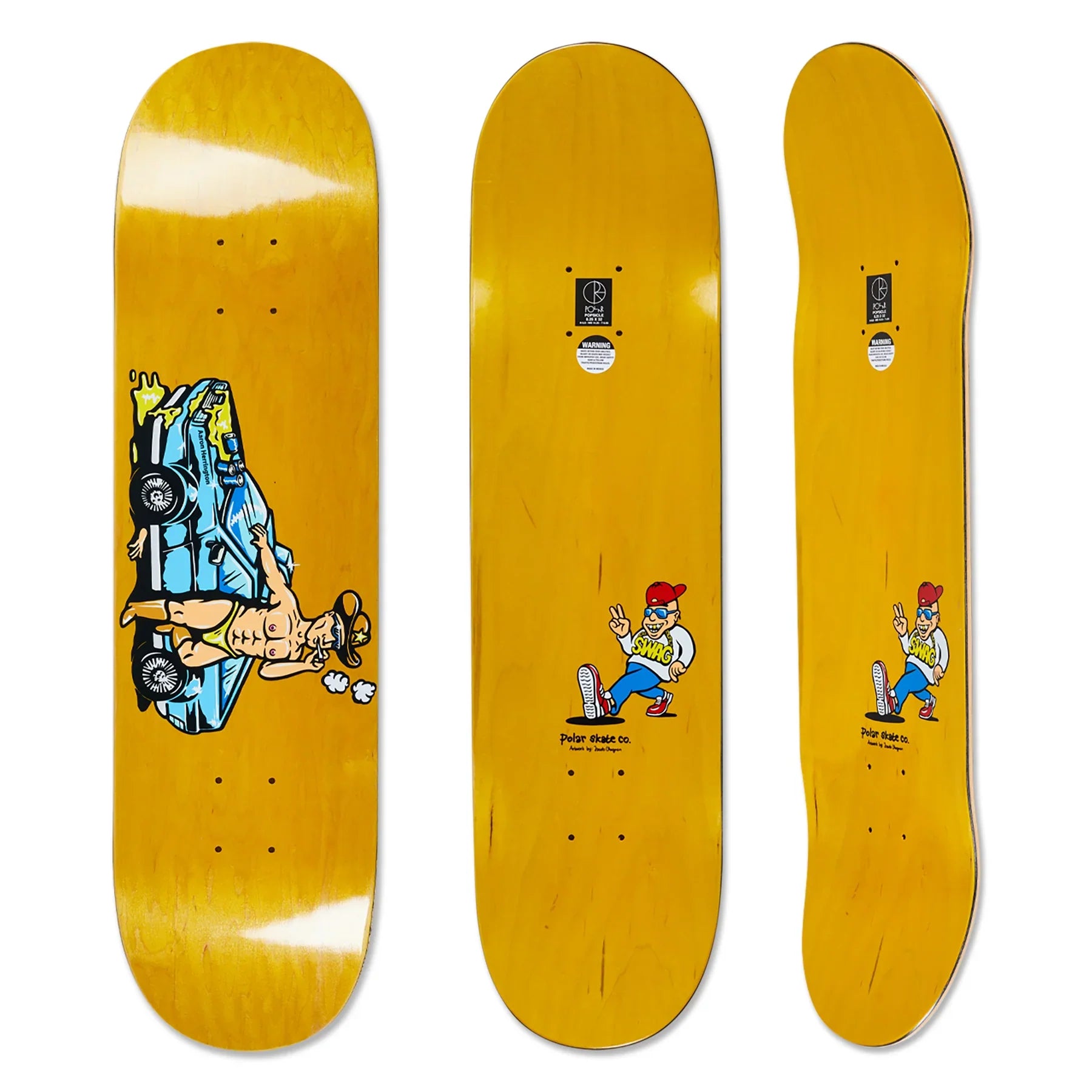 Polar Aaron Herrington Cowboy Cop Deck - 8.25" - Bow Shock Marketplace