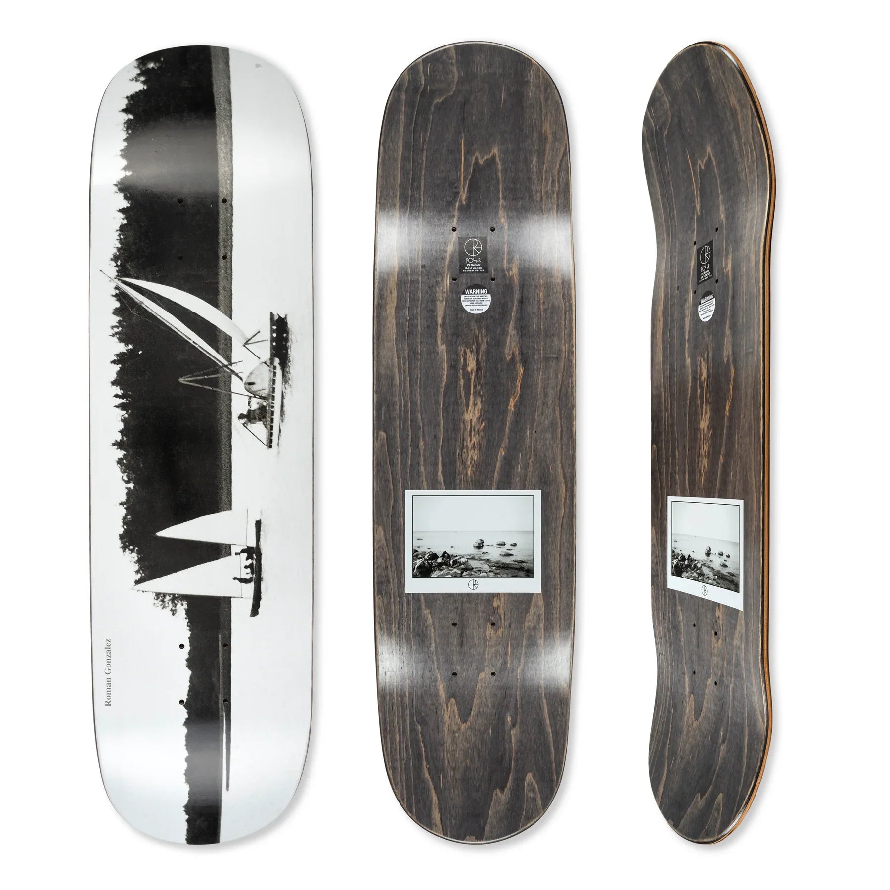 Polar Roman Gonzalez Dinghies P2 Shaped Deck - 8.5" - Bow Shock Marketplace
