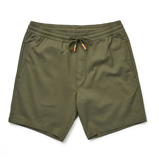 Seager Yuma Dark Olive Shorts