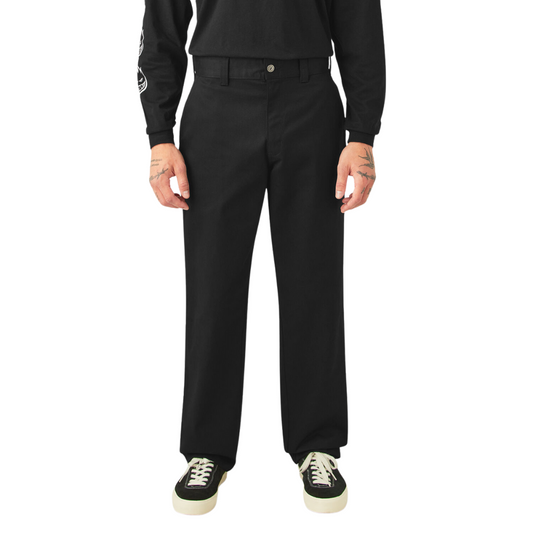 Dickies X Spitfire Twill Flannel Cuff Pants - Black - Bow Shock Marketplace