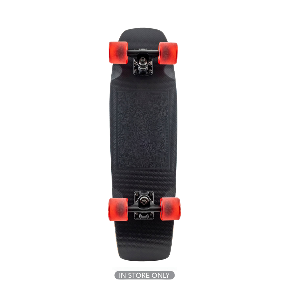 Landyachtz Dinghy Coffin Stealth Card Cruiser Complete - Bow Shock Marketplace