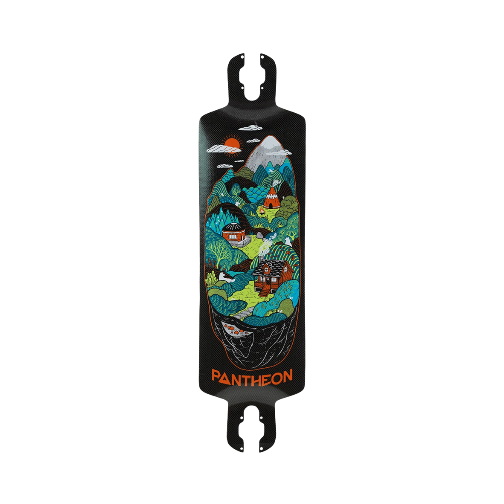 Pantheon Carbon Trip Longboard Deck - 33.25" - Bow Shock Marketplace