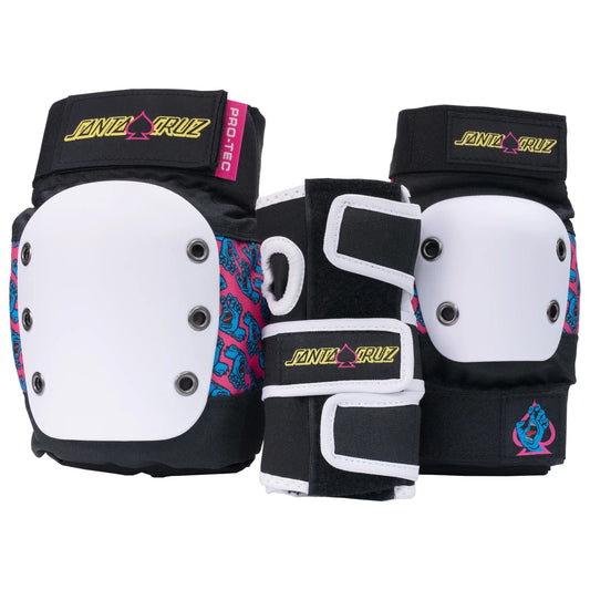 Pro-Tec X Santa Cruz Street Junior 3-pack Set of Pads