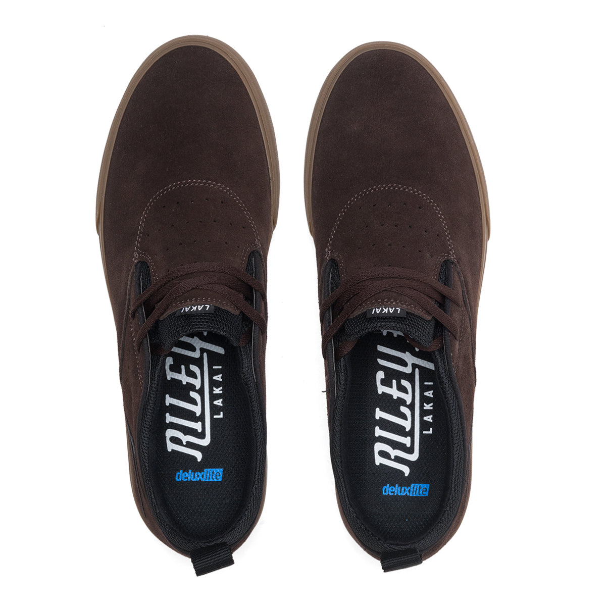 Lakai Shoes Riley Hawk 2 - Chocolate/Gum Suede - Bow Shock Marketplace