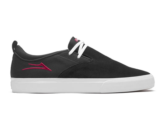 Lakai Shoes Riley 2 - Black/Red Suede - Bow Shock Marketplace
