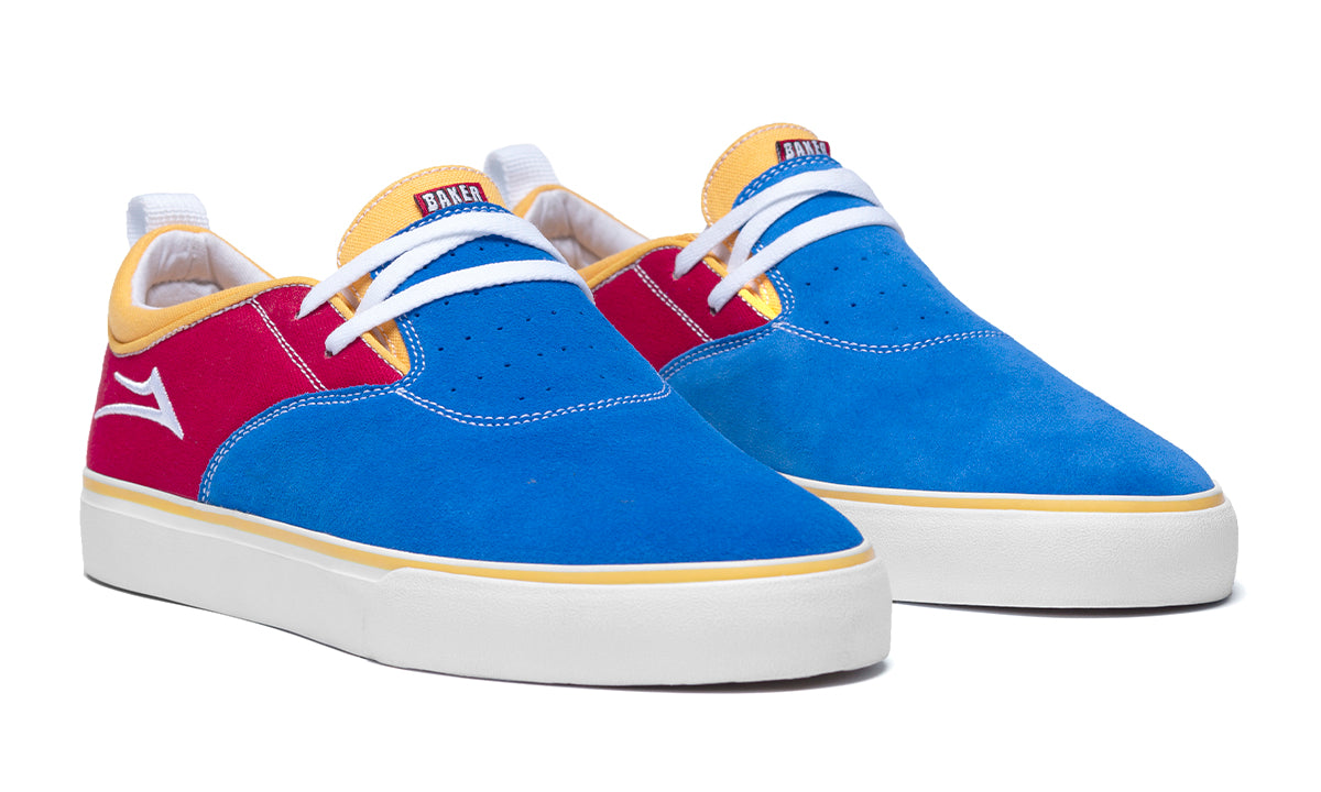 Lakai Shoes Riley 2 - Blue/Red/Yellow - Bow Shock Marketplace