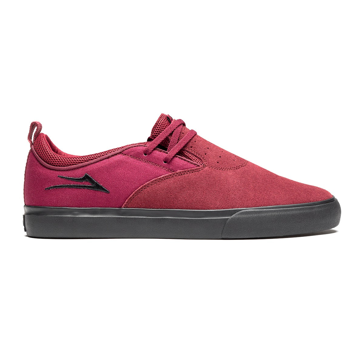 Lakai Shoes Riley 2 - Burgundy/Black Suede - Bow Shock Marketplace