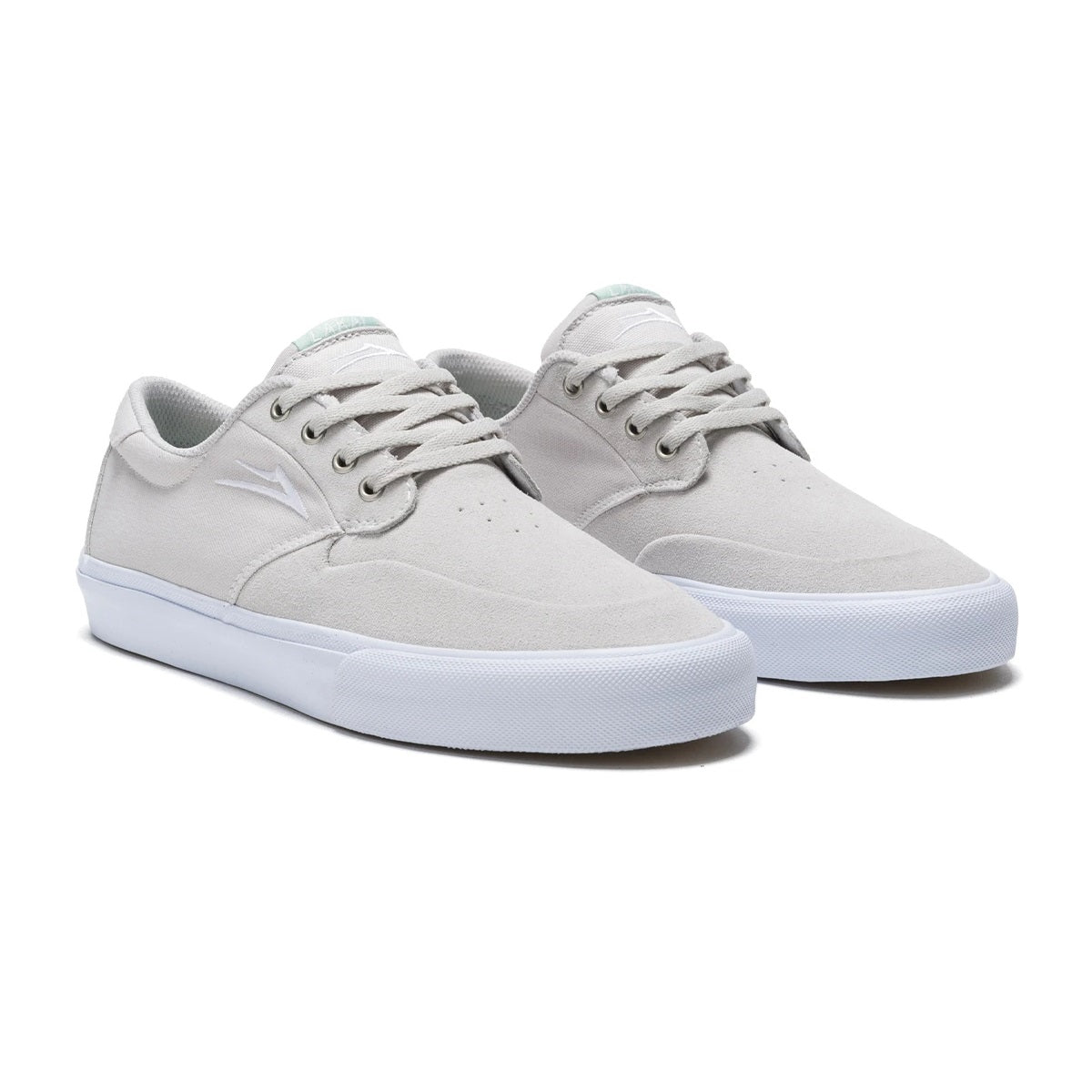 Lakai Shoes Riley 3 - White Suede - Bow Shock Marketplace