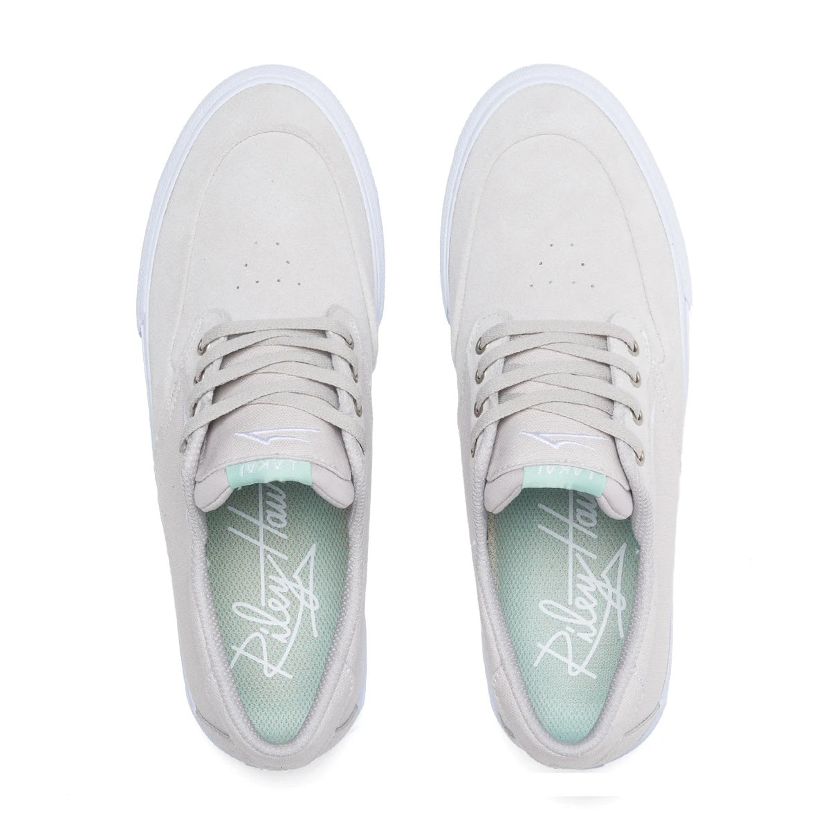 Lakai Shoes Riley 3 - White Suede - Bow Shock Marketplace