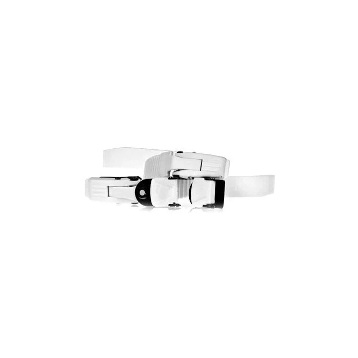 Razors Plastic Skate Buckles - White - Bow Shock Marketplace