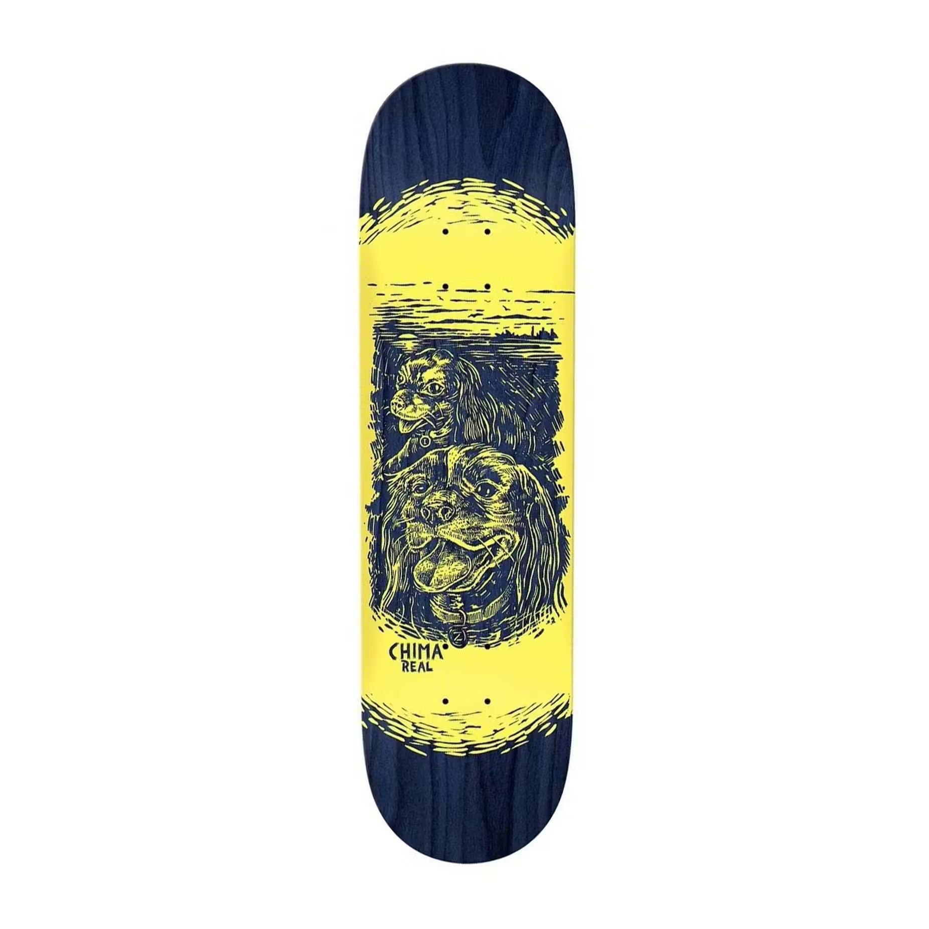 Real Chima Iggy & Ziggy Skateboard Deck - 8.25″ - Bow Shock Marketplace