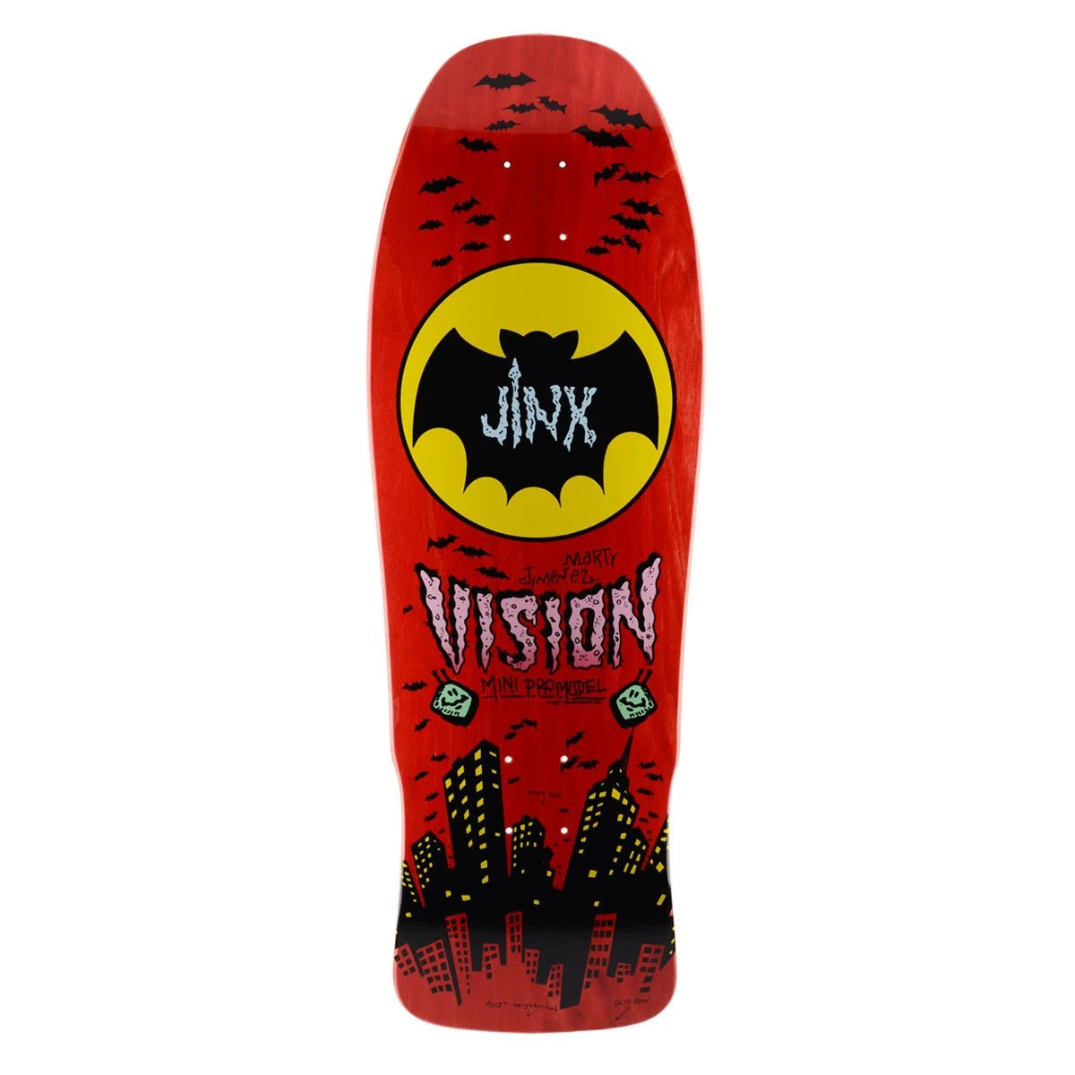Vision Jinx Mini Modern Concave 10" Skateboard Deck - Bow Shock Marketplace