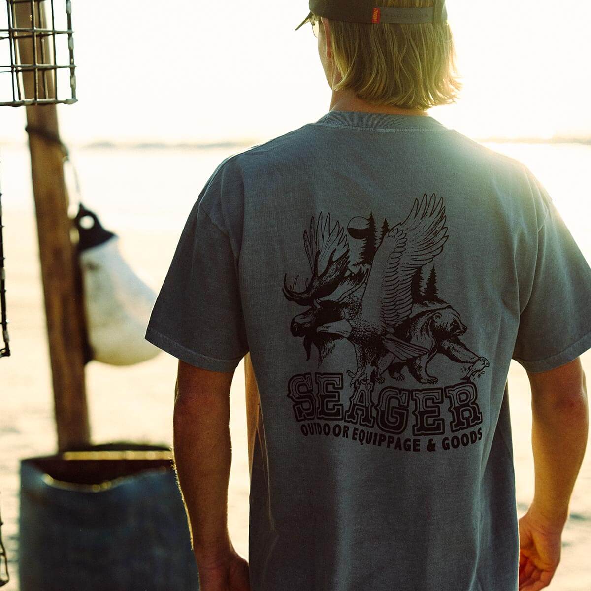 Seager Premium Reserve Pigment Grey S/s Shirt