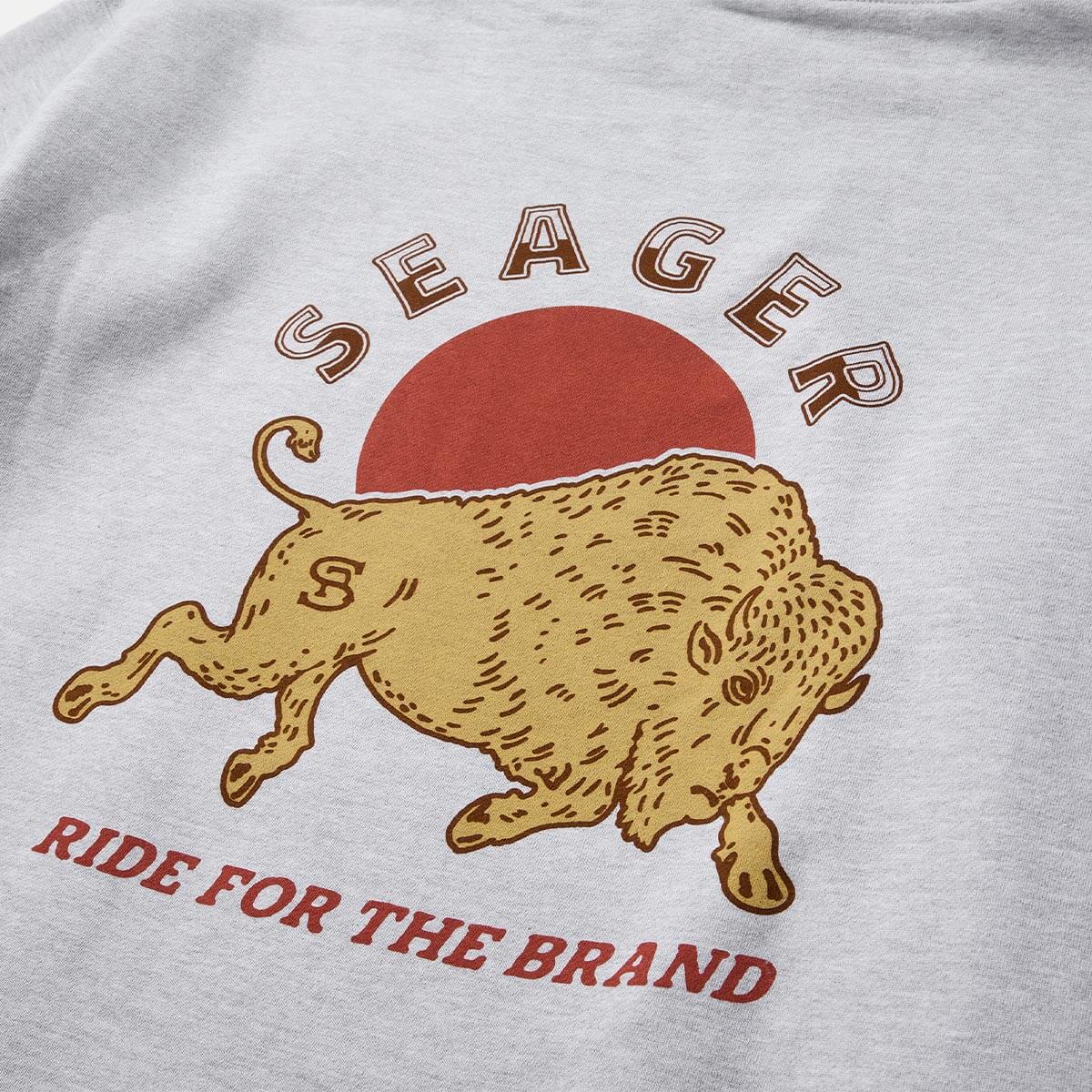 Seager Ride For The Brand Heather Grey Hooded Sweatshirt