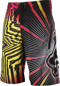 Rockstar Boardshort Spike Vortex - Flame Red - Bow Shock Marketplace