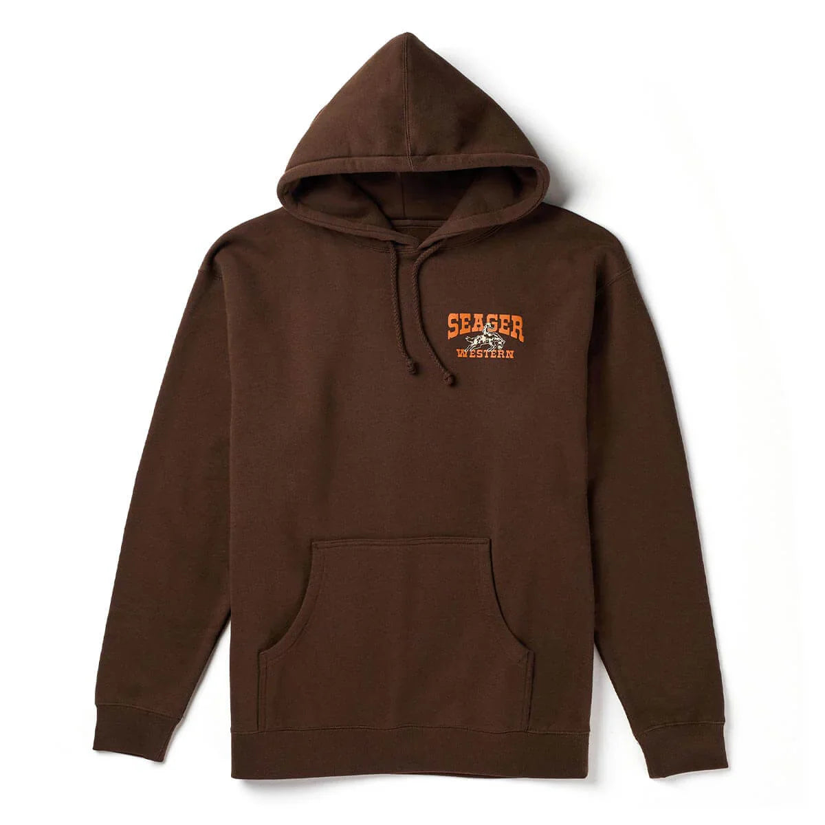 Seager Rodeo Brown Hooded Sweatshirt