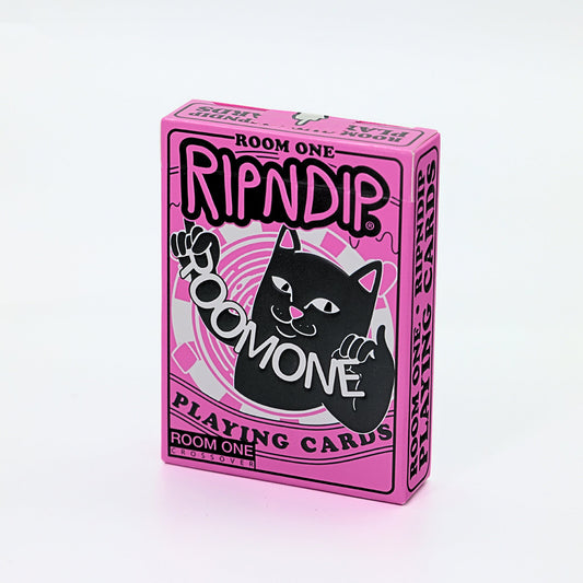 Room One X RIPNDIP Playing Cards  (Pink Jermal)