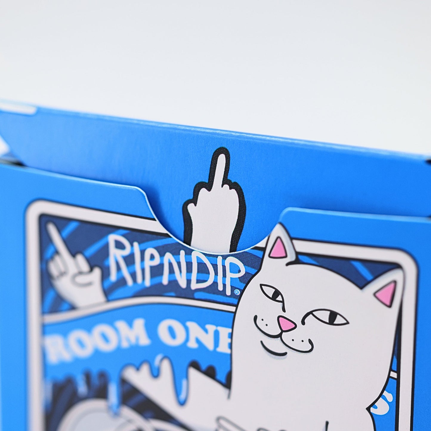 Room One x RIPNDIP Playing Cards (Blue Lord Nermal)